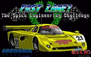 Fast Lane! - The Spice Engineering Challenge screen shot title